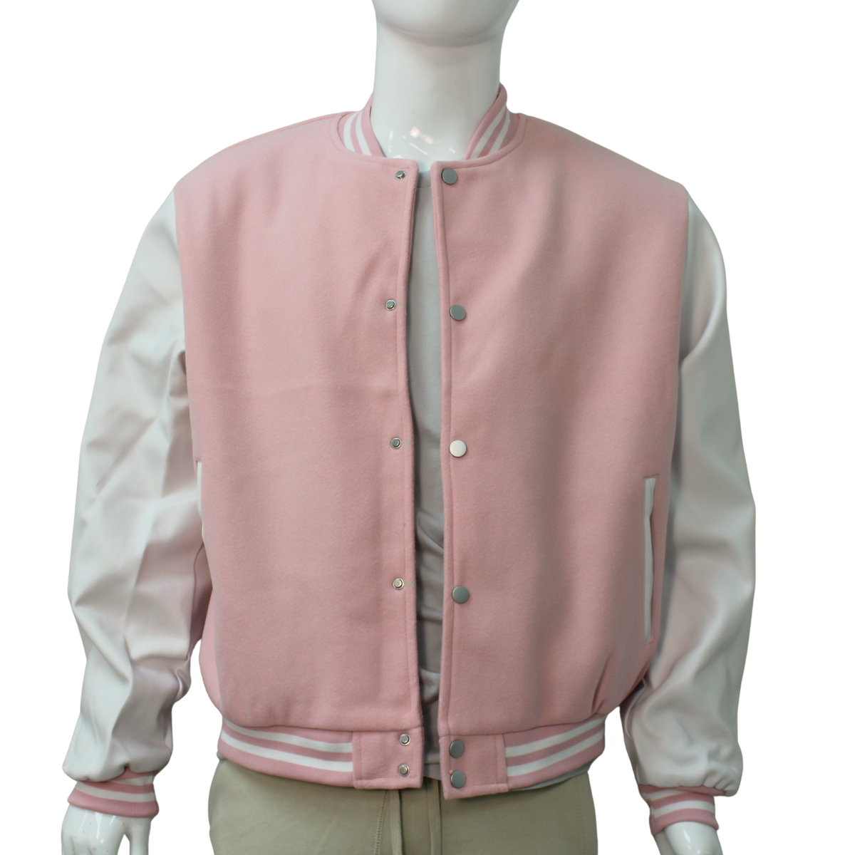 Adult Varsity Jacket with Leather Arm
