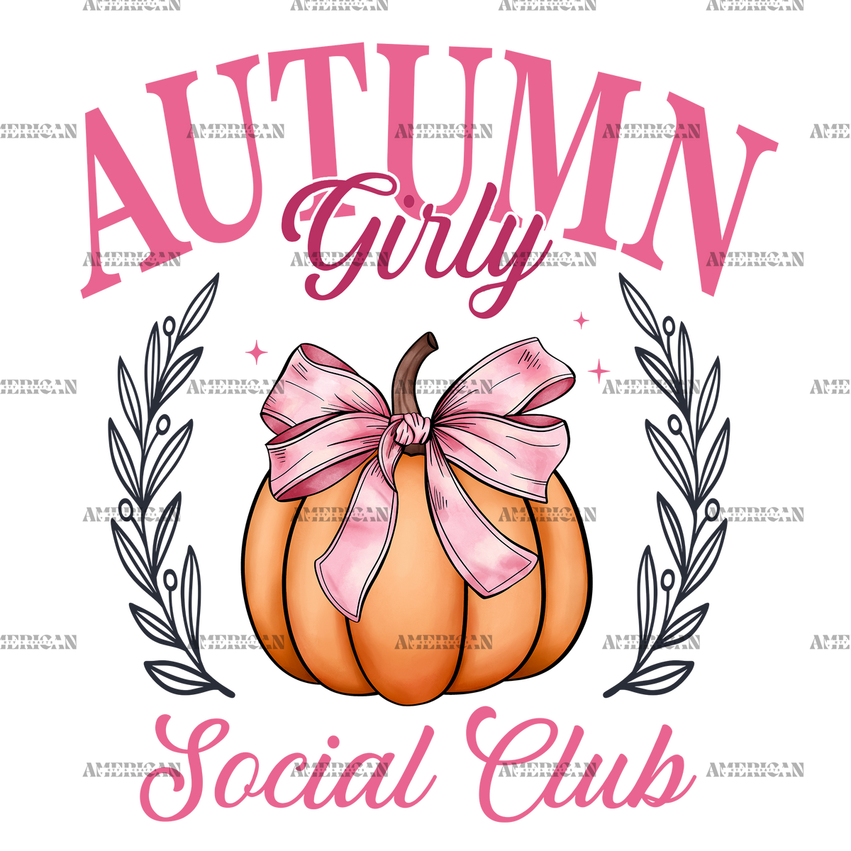 Autumn Girly Social Club-1 DTF Transfer