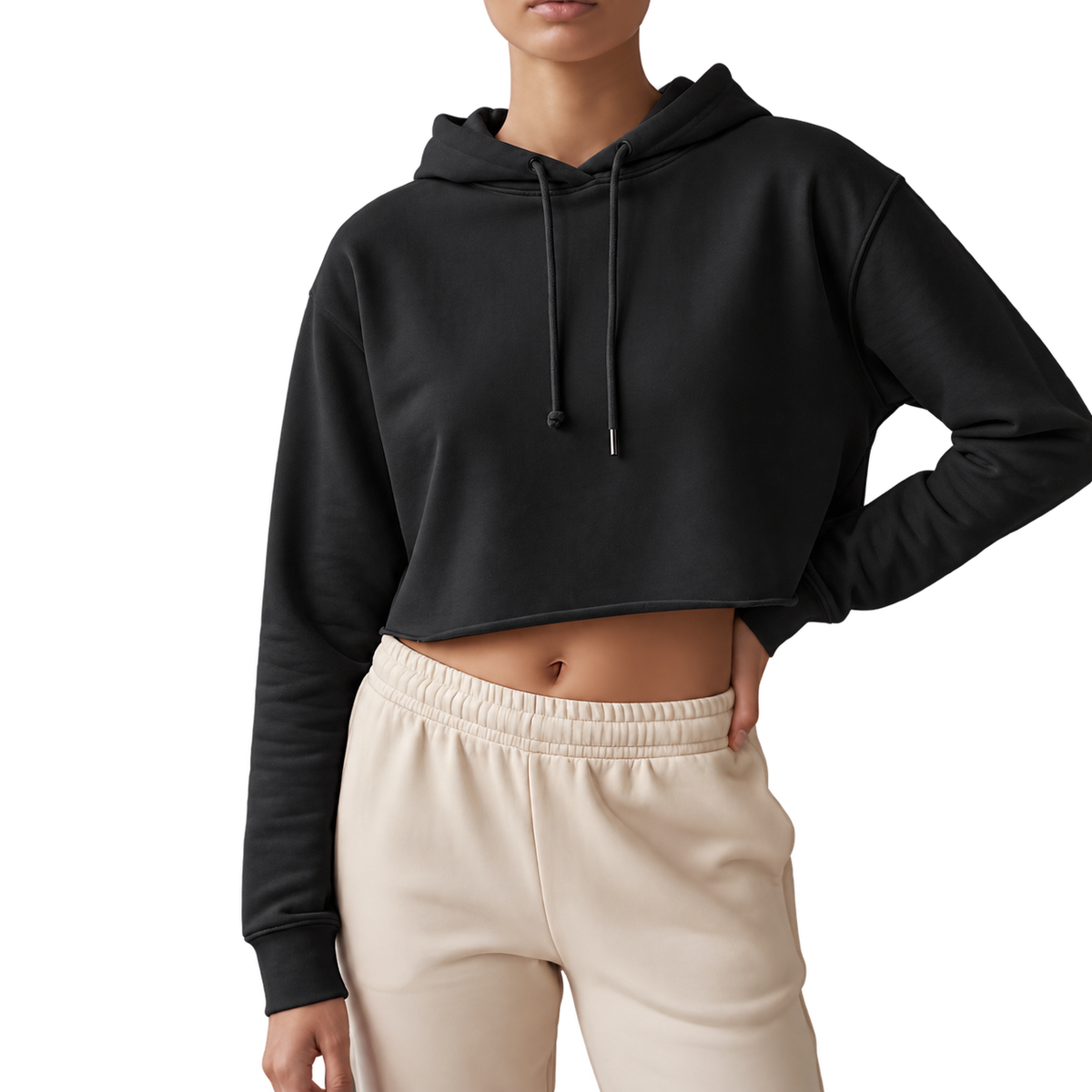 American & Company Women’s Crop Top Hoodies