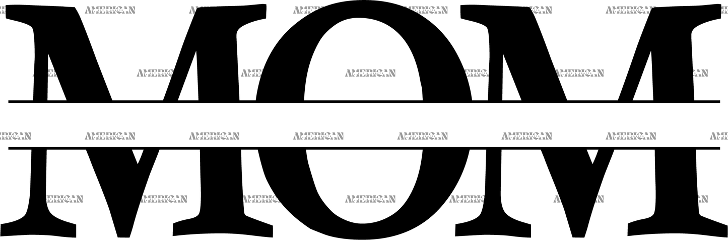 Mom Custom Black-2 DTF Transfer
