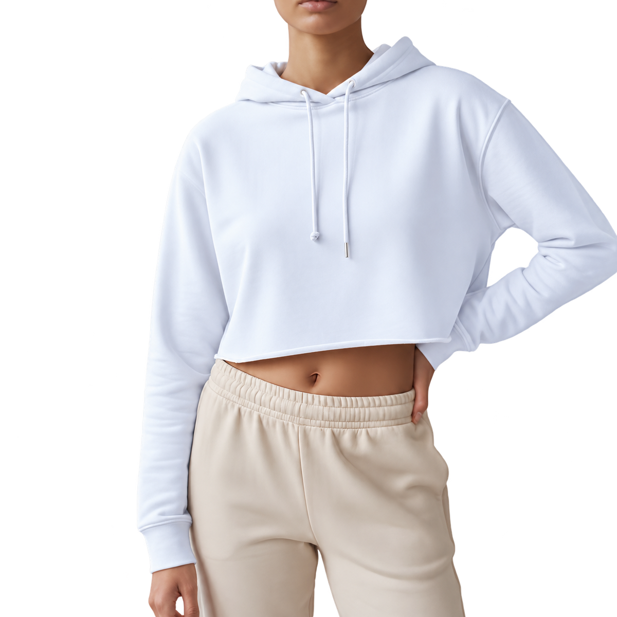 American & Company Women’s Crop Top Hoodies