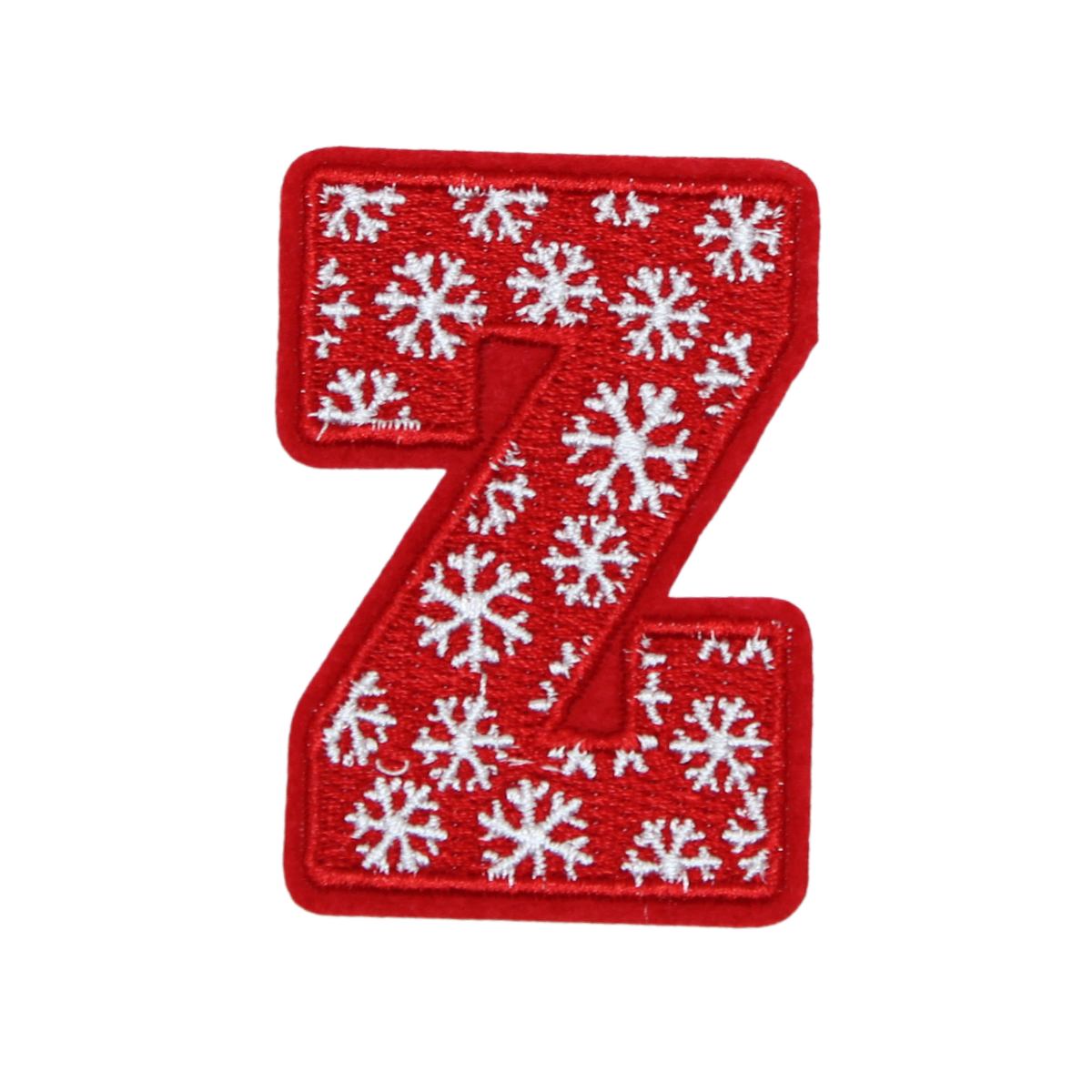 Christmas 2.5" Embroidery Letter Varsity