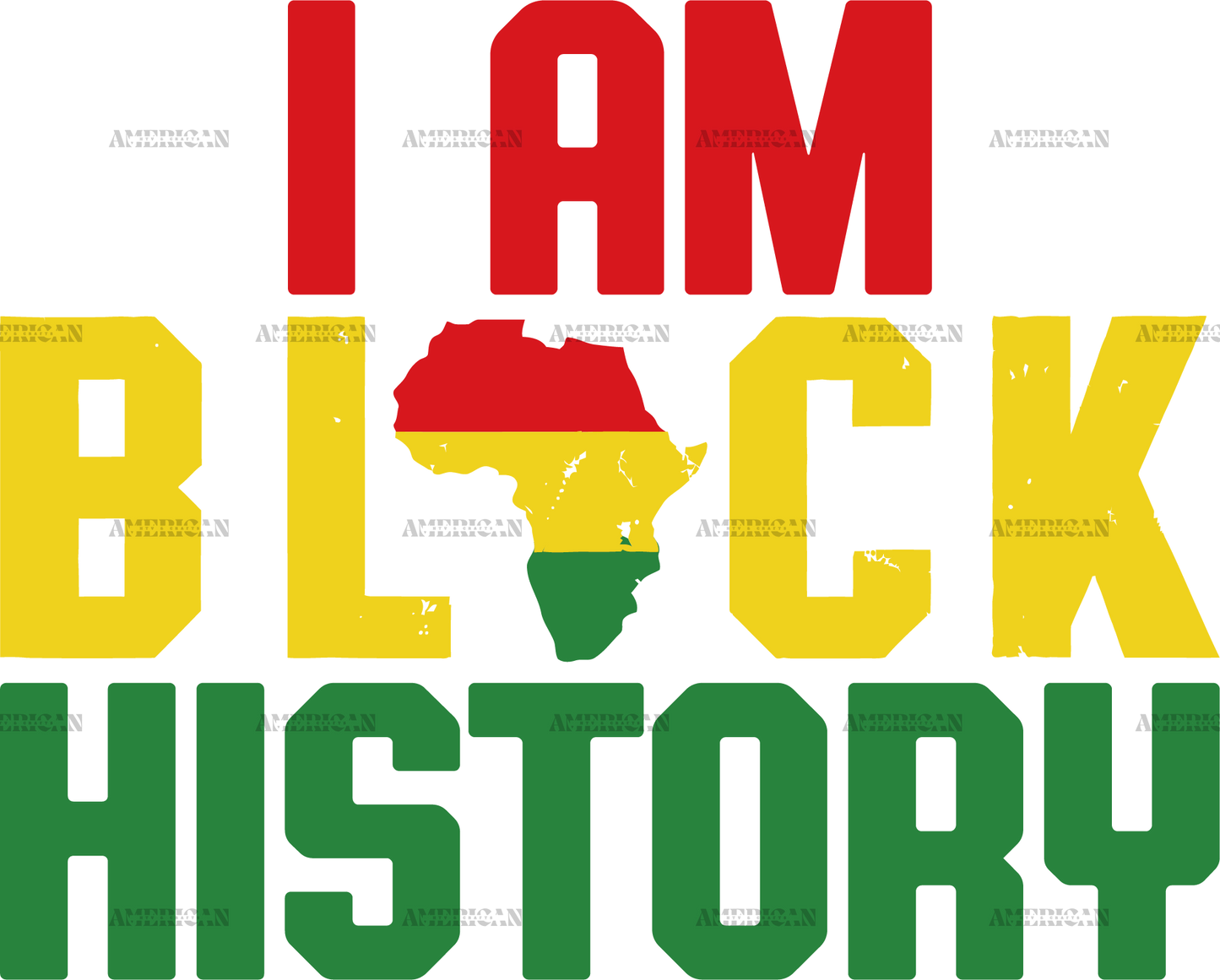 I Am Black History DTF Transfer