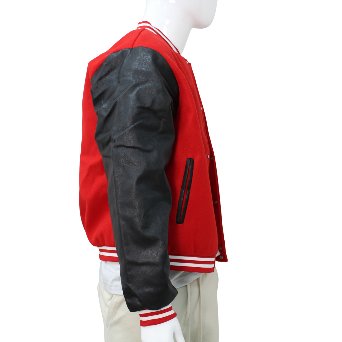 Adult Varsity Jacket with Leather Arm