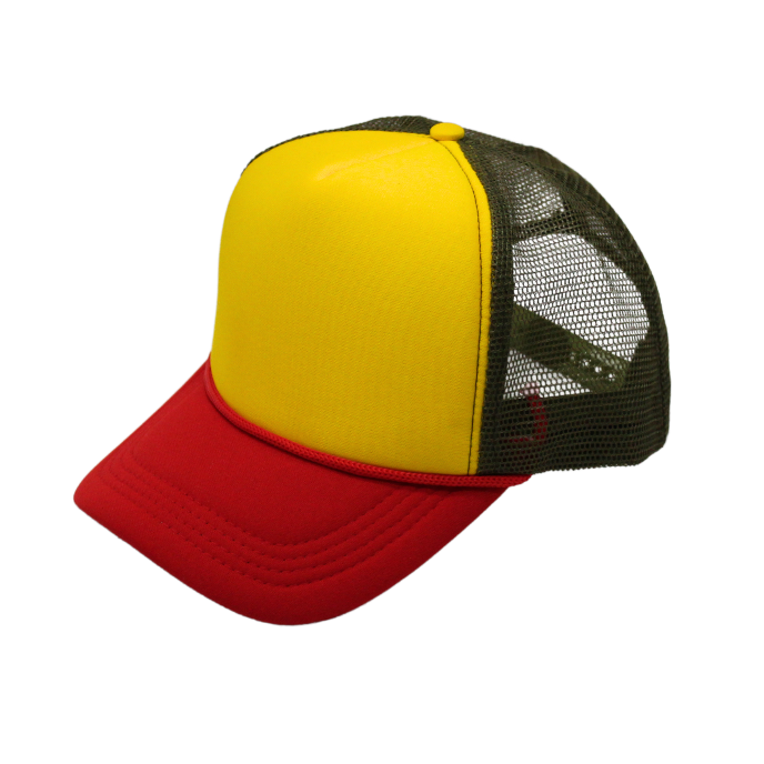 Trucker Cap Polyester Foam Front 5 Panel (Pack of 12)