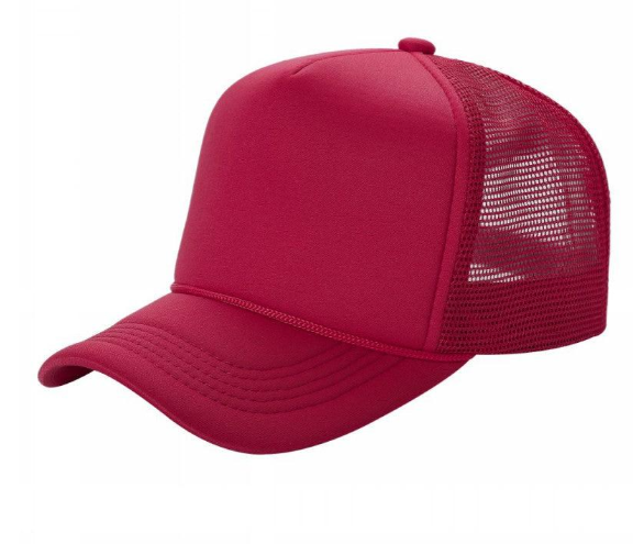 Trucker Cap Polyester Foam Front 5 Panel (Pack of 12)