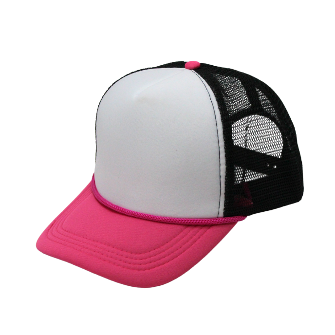 Trucker Cap Polyester Foam Front 5 Panel (Pack of 12)