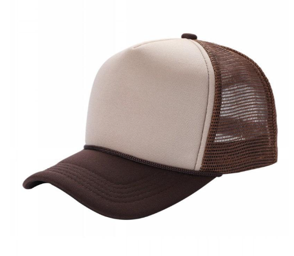 Trucker Cap Polyester Foam Front 5 Panel (Pack of 12)