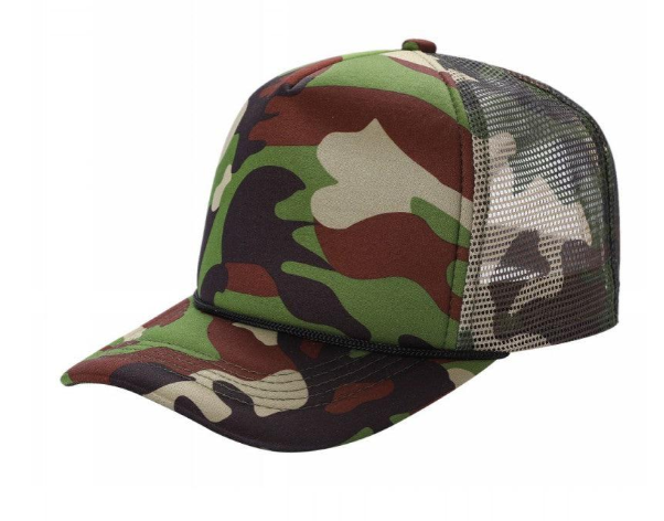 Trucker Cap Polyester Foam Front 5 Panel (Pack of 12)
