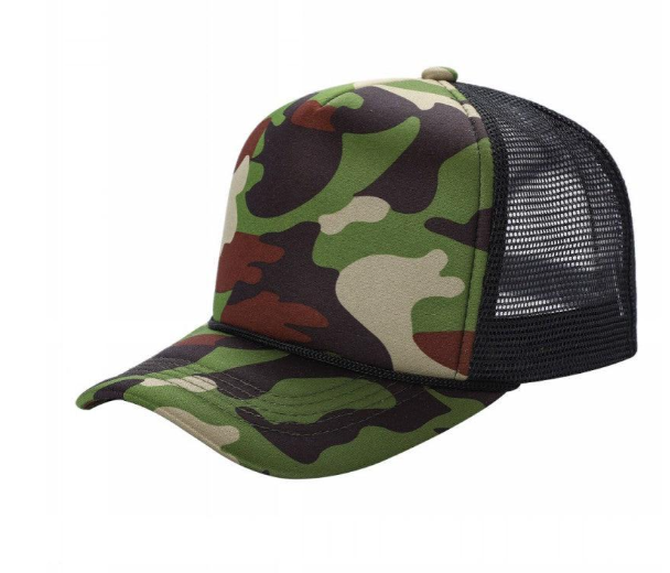 Trucker Cap Polyester Foam Front 5 Panel (Pack of 12)
