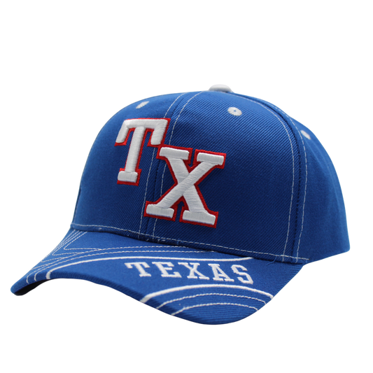 Texas “TX” Embroidered Cap