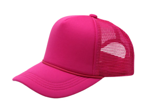 Trucker Cap Polyester Foam Front 5 Panel