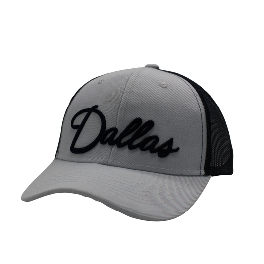 Dallas Script Embroidered Trucker Cap