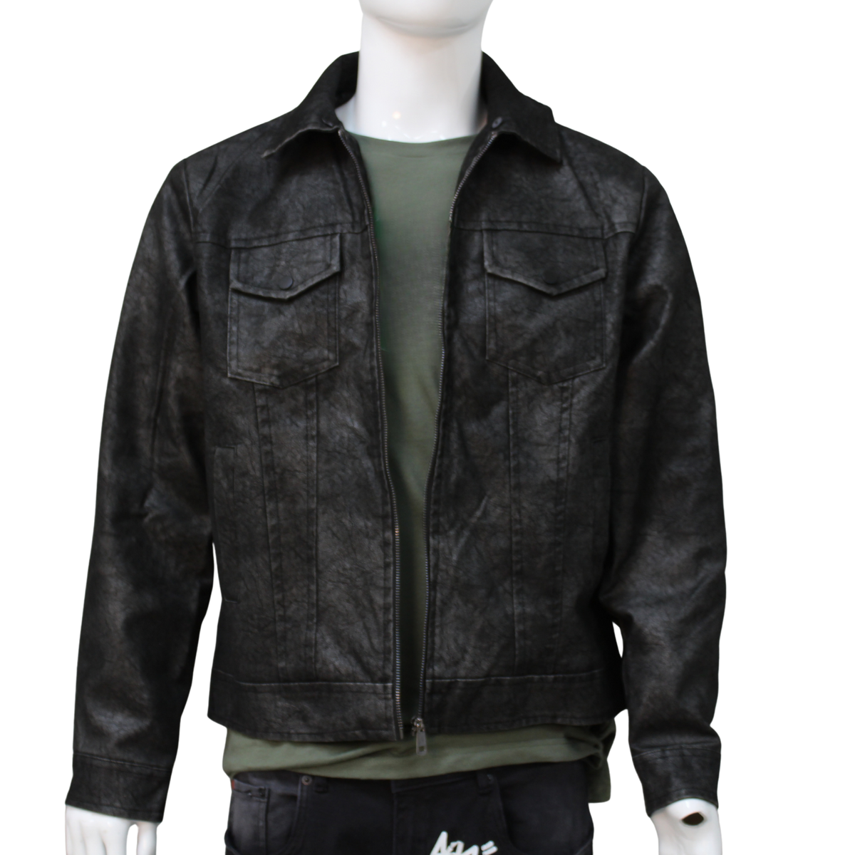 Leather Bomber Jacket