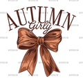 Autumn Girly Bow-1 DTF Transfer