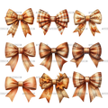 Autumn Girly Bows-2 DTF Transfer
