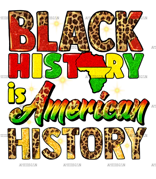 Black History Is American History-3 DTF Transfer