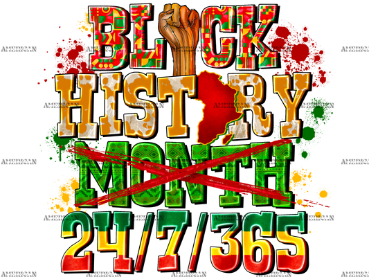 Black History Month-20 DTF Transfer