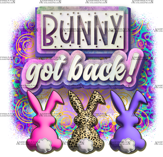 Bunny Got Back DTF Transfer