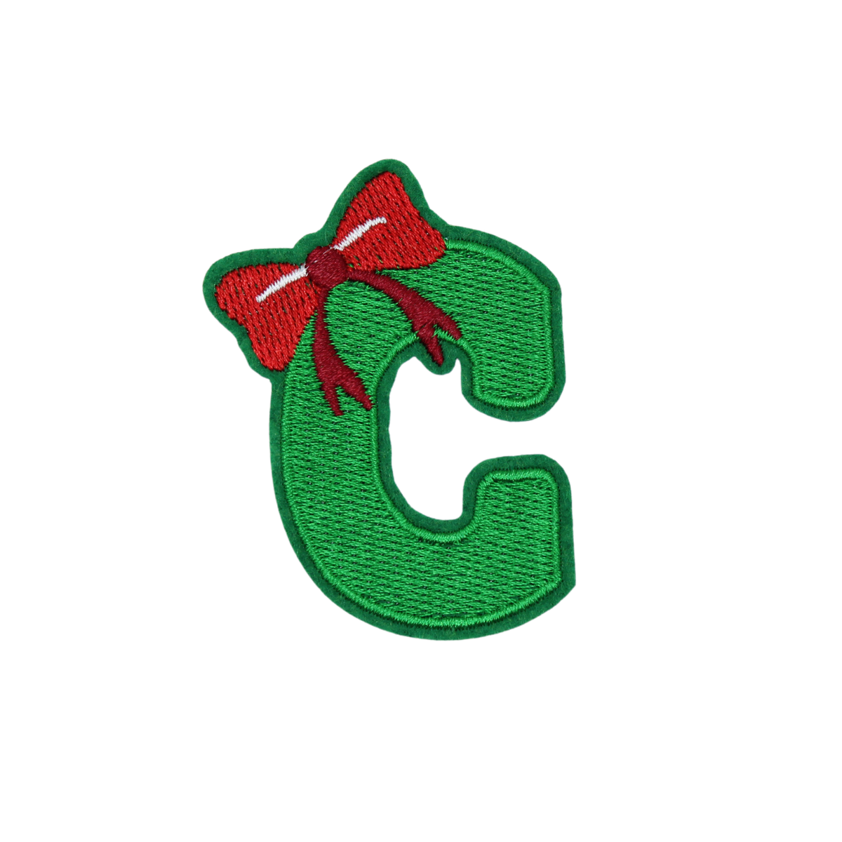 Christmas 2.5" Embroidery Letter Varsity