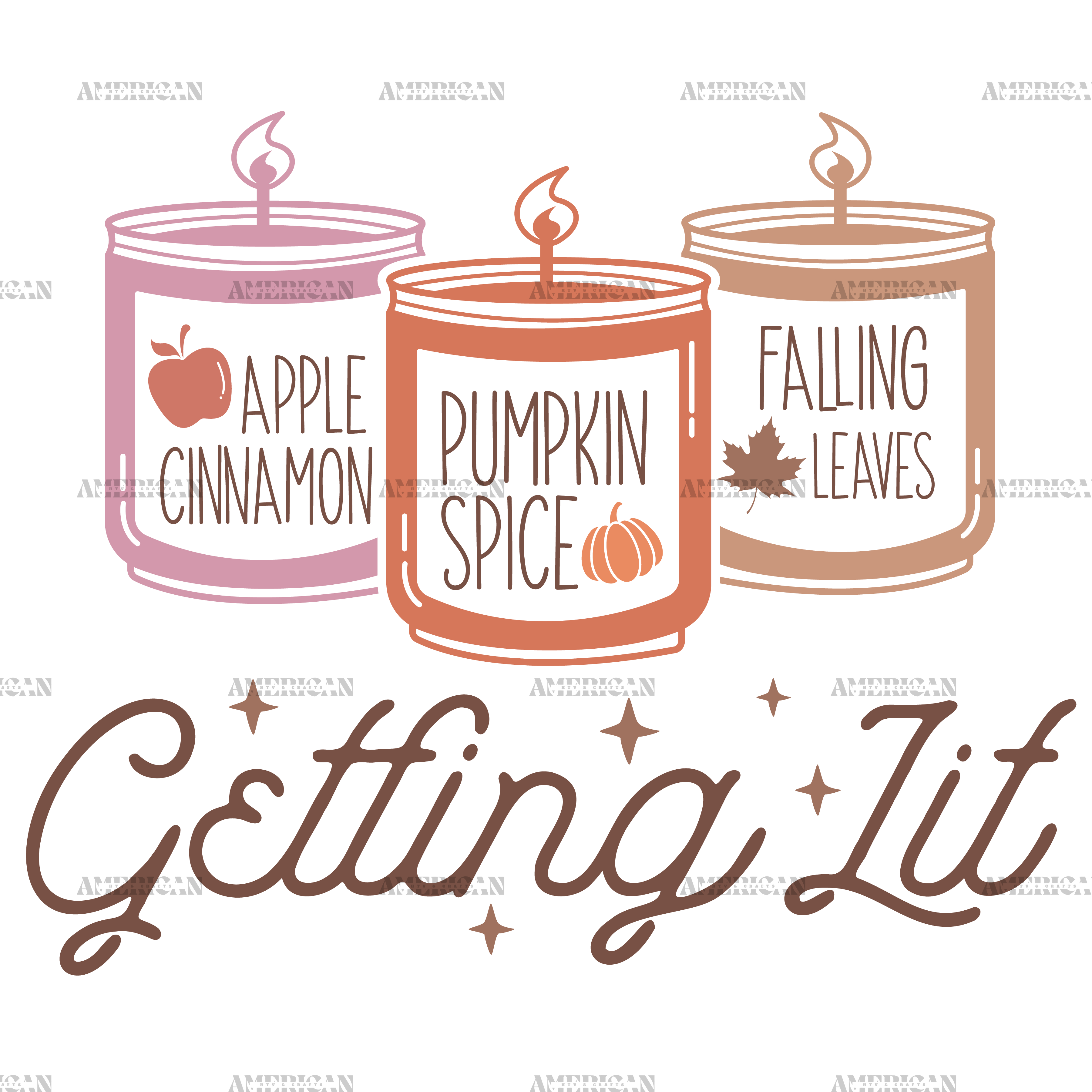 Candles Getting Lit-1 DTF Transfer