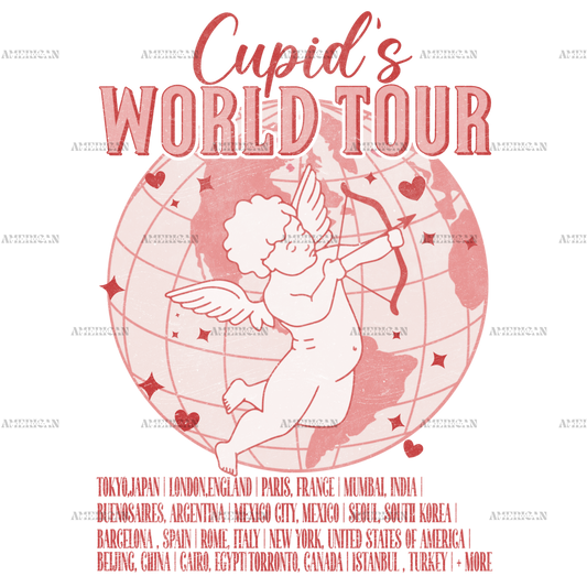 Cupid's World Tour DTF Transfer