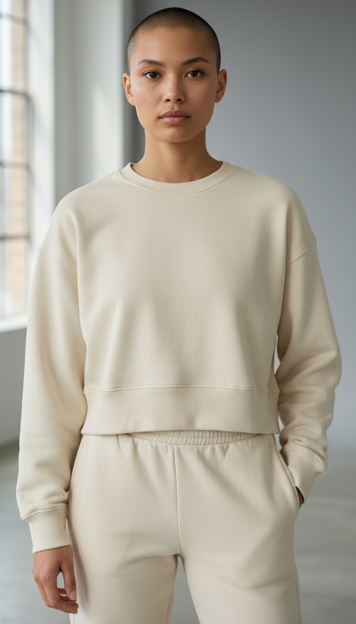 Women’s Crop Top Sweatshirts By American & Co