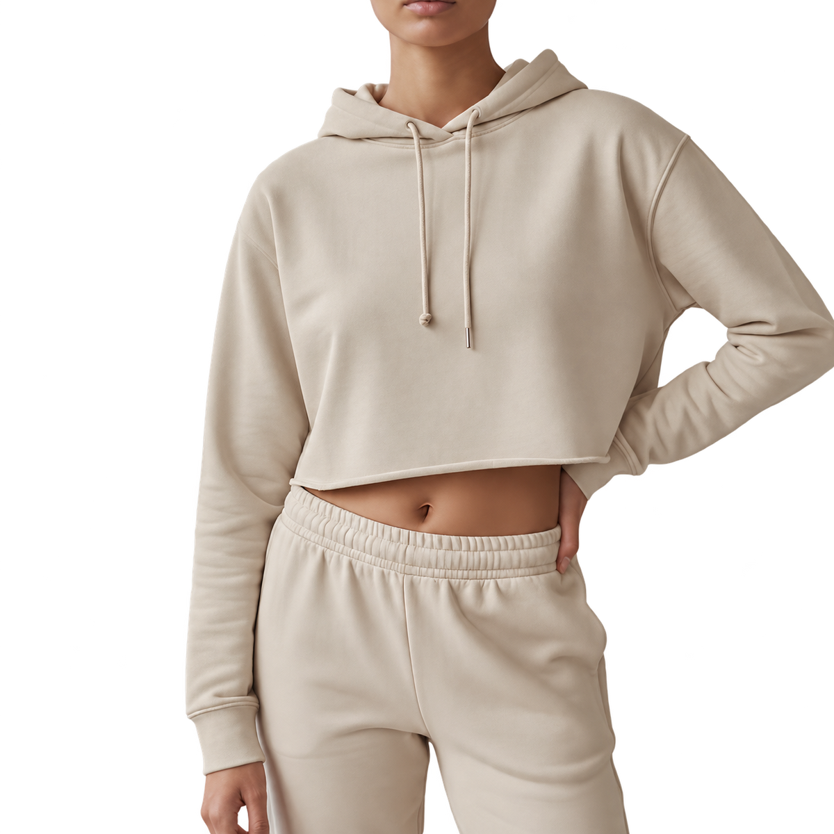 American & Company Women’s Crop Top Hoodies