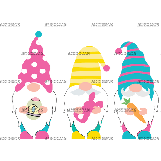 Easter Gnomies DTF Transfer