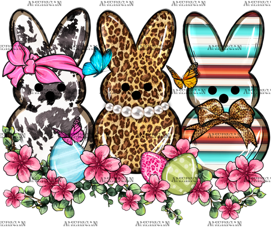 Easter Western Peeps DTF Transfer