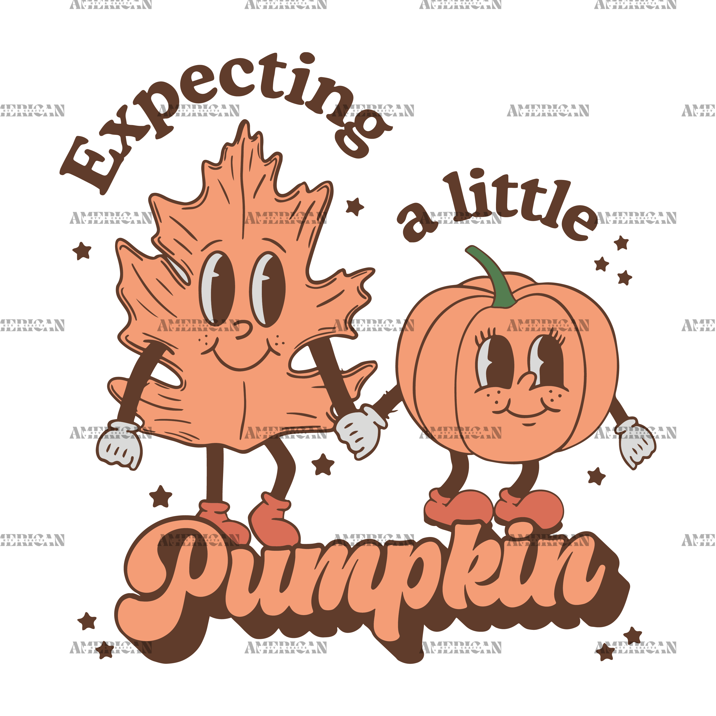 Expecting A Little Pumpkin DTF Transfer