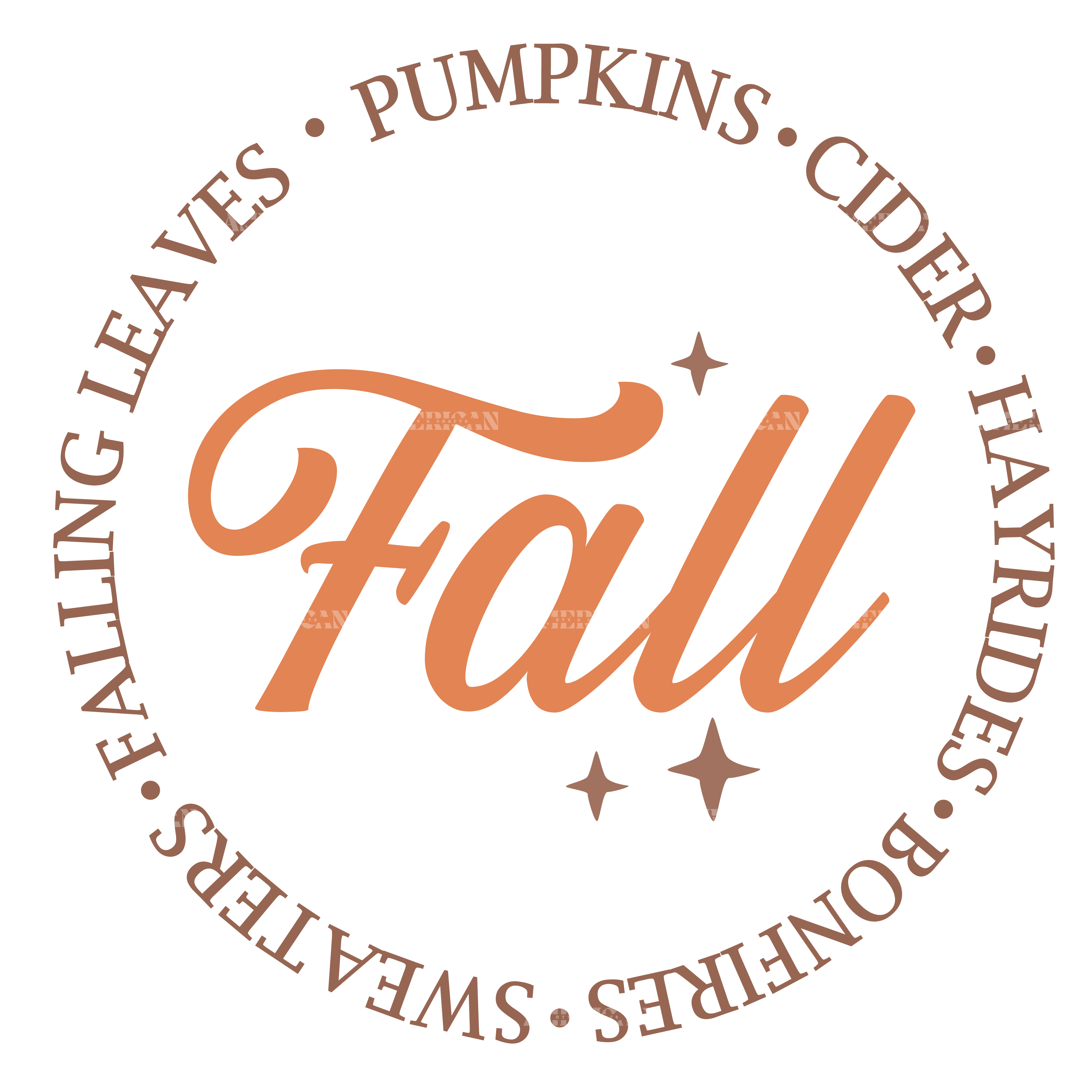 Fall DTF Transfer
