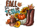 Fall For Jesus DTF Transfer