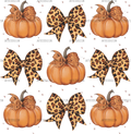 Fall Pumpkin Coquette DTF Transfer
