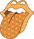 Fall Tongue DTF Transfer