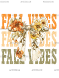 Fall Vibes Bow-2 DTF Transfer
