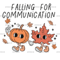 Falling For Communication DTF Transfer