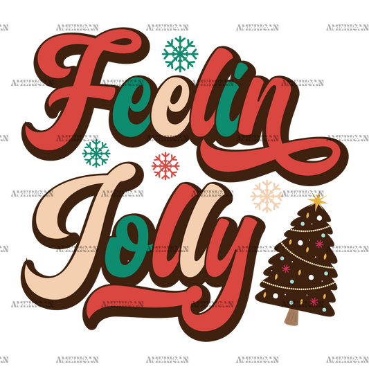 Feelin Jolly-2 DTF Transfer