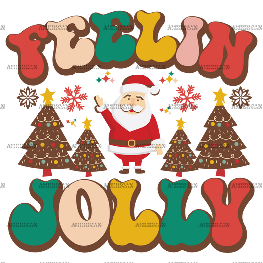 Feelin Jolly-3 DTF Transfer