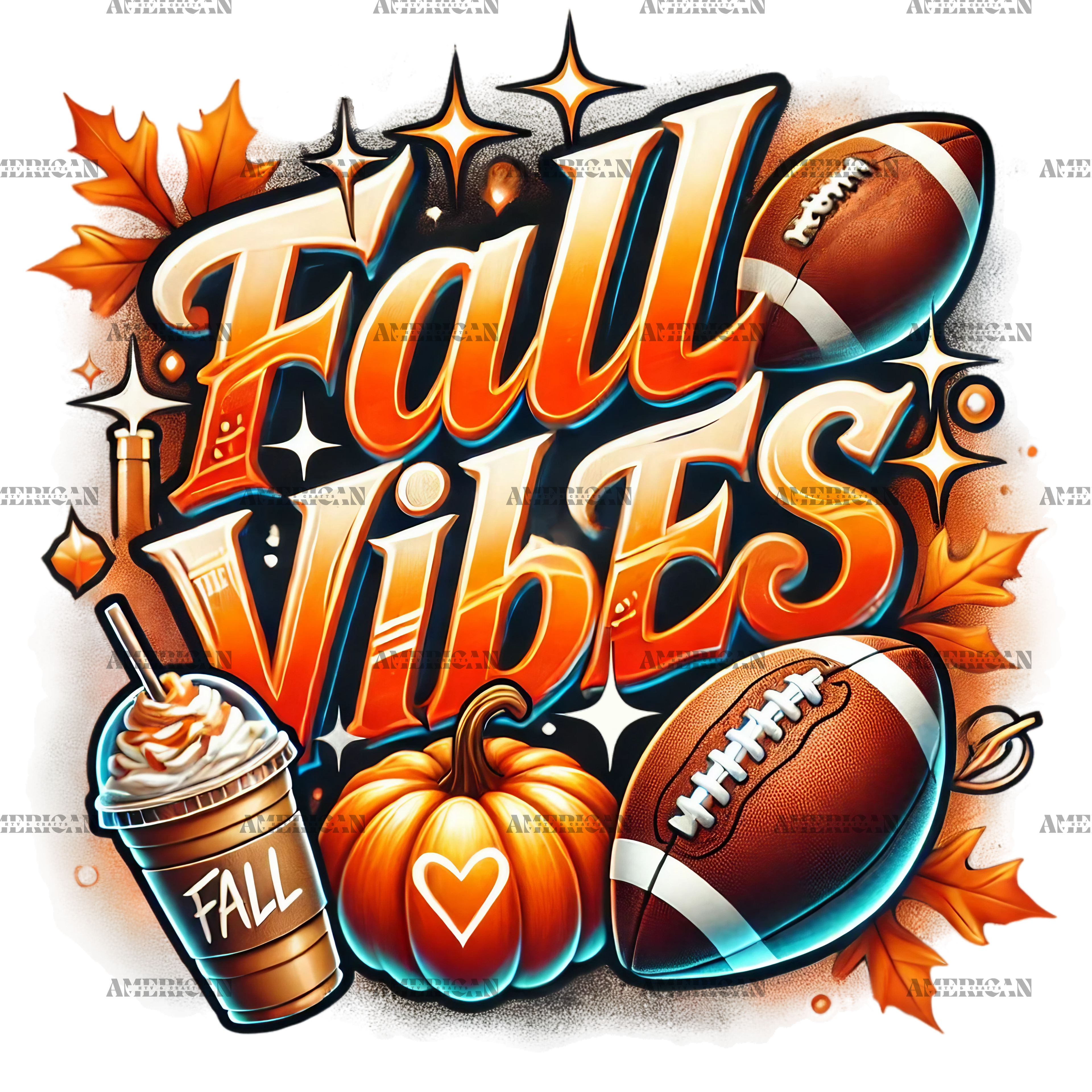 Football Fall Vibes-1 DTF Transfer
