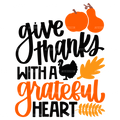 Give Thanks With A Grateful Heart DTF Transfer