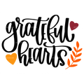 Grateful Hearts DTF Transfer