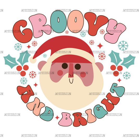 Groovy And Bright-2 DTF Transfer