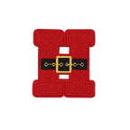 Christmas 2.5" Embroidery Letter Varsity