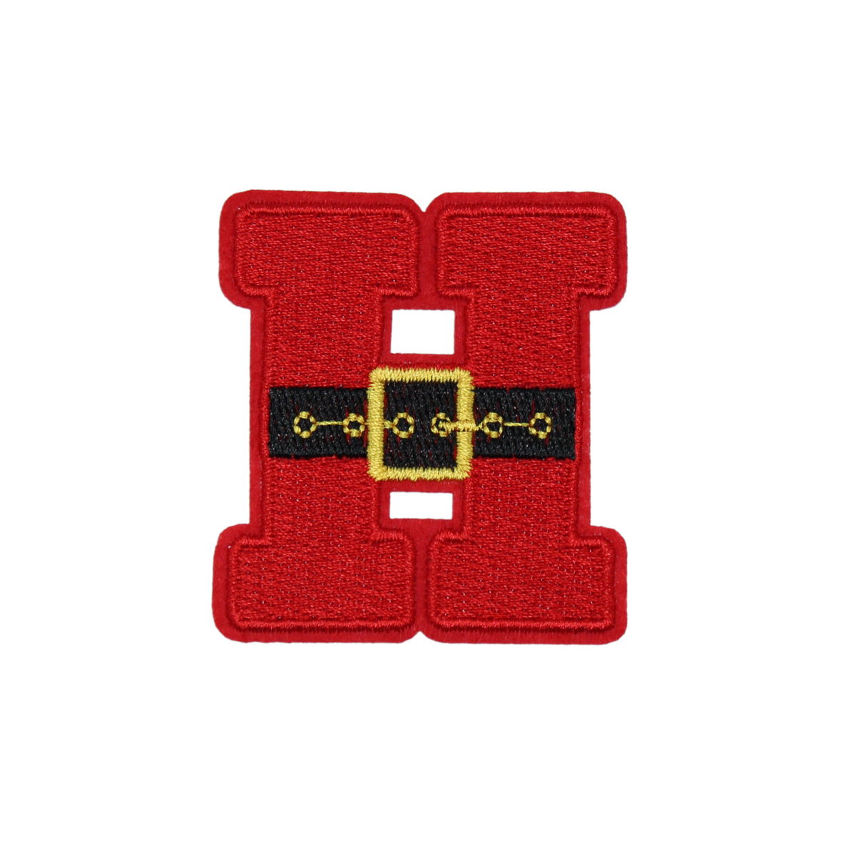 Christmas 2.5" Embroidery Letter Varsity