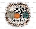 Happy Fall Leopard DTF Transfer
