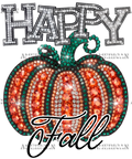 Happy Fall Pumpkin DTF Transfer