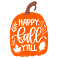 Happy Fall Y'all DTF Transfer