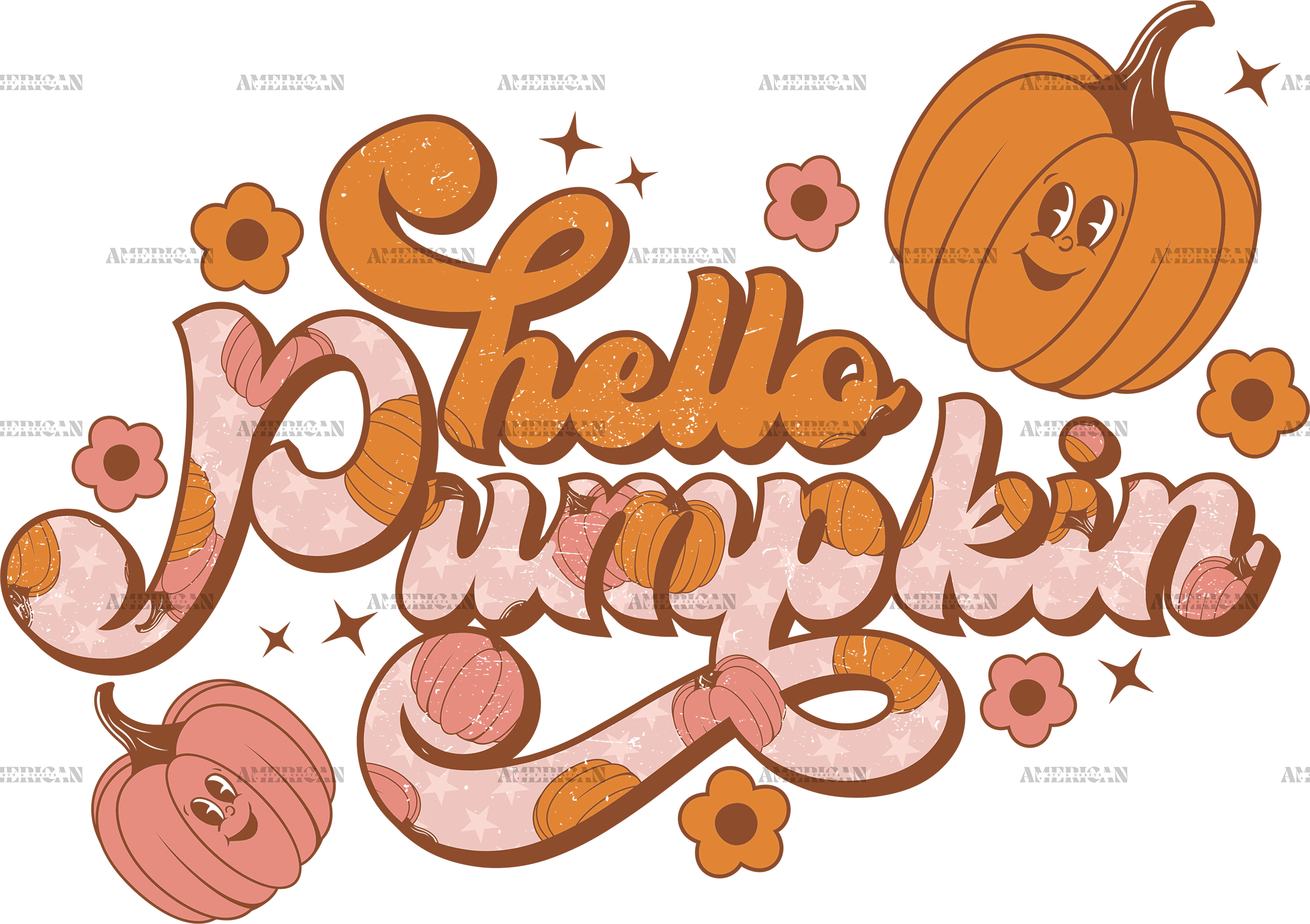 Hello Pumpkin-2 DTF Transfer