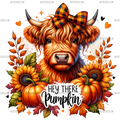 Hey There Pumpkin Cow-1 DTF Transfer
